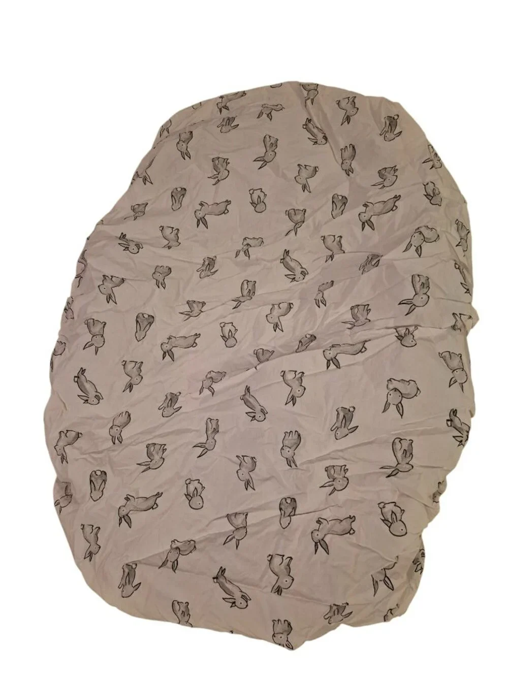 Crate & Kids Pink Bunny Crib Fitted Sheet 28x52x8in Pink Cotton Baby Bed RETIRED